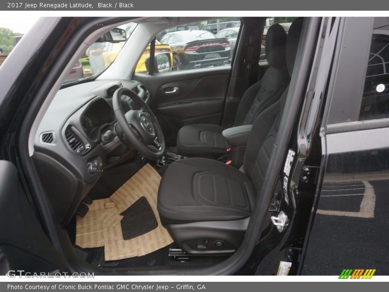 Black / Black 2017 Jeep Renegade Latitude