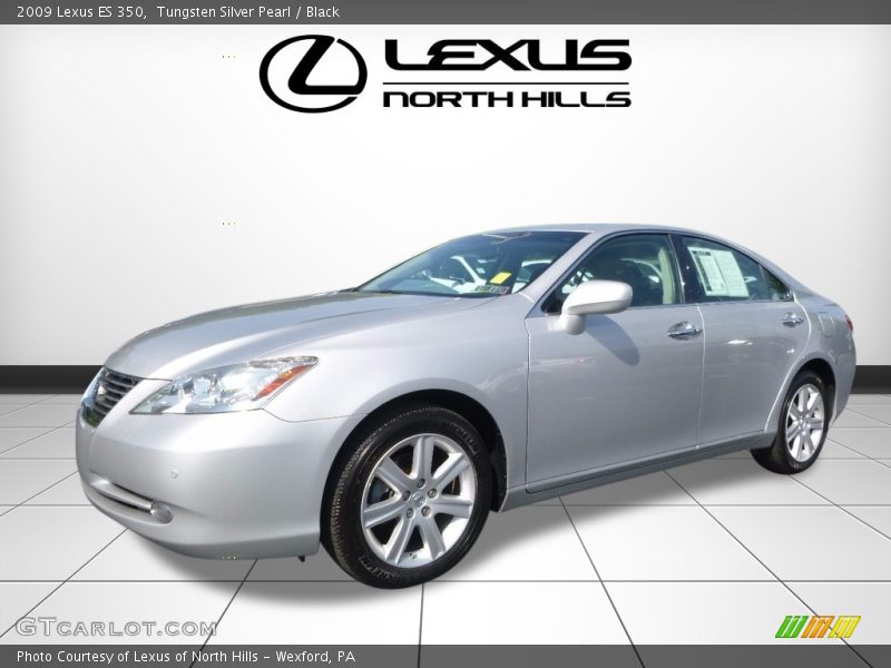 Tungsten Silver Pearl / Black 2009 Lexus ES 350