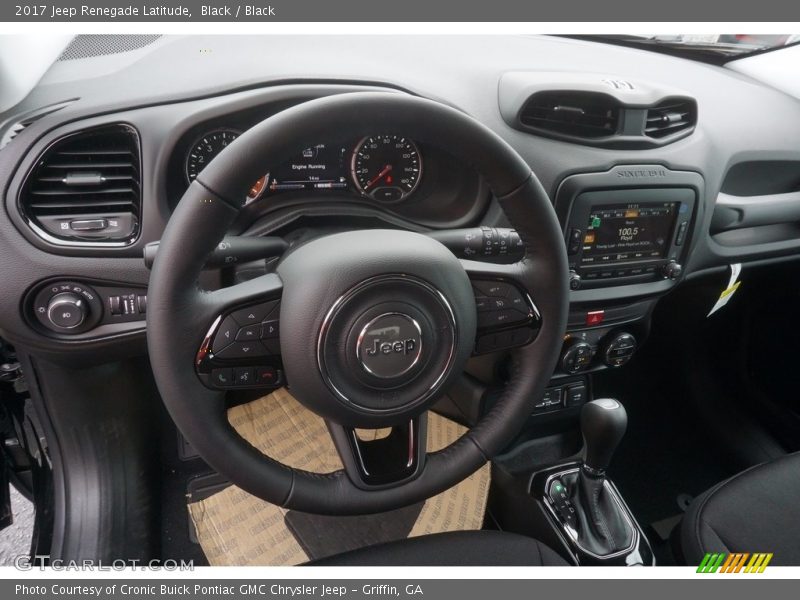 Black / Black 2017 Jeep Renegade Latitude
