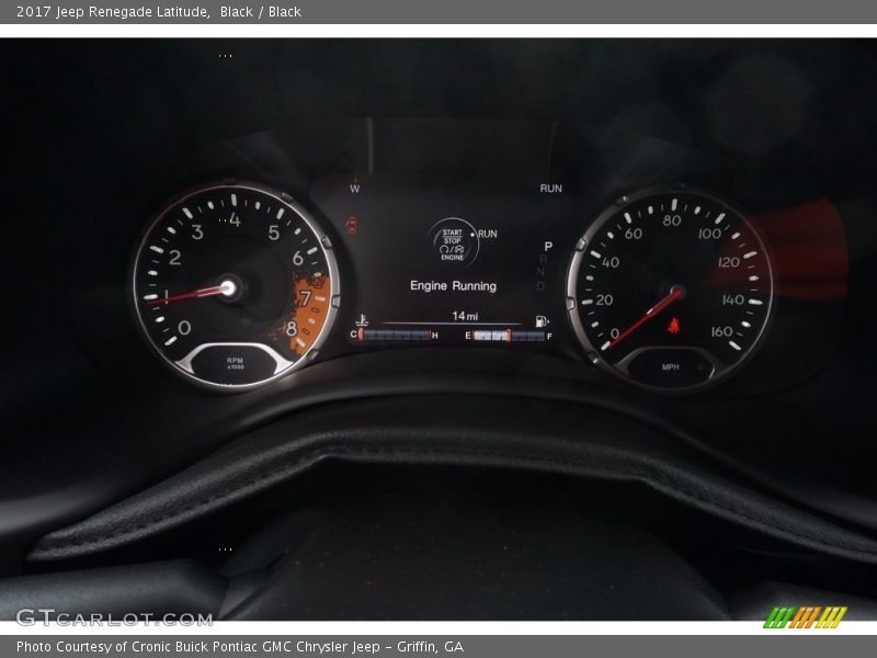 Black / Black 2017 Jeep Renegade Latitude