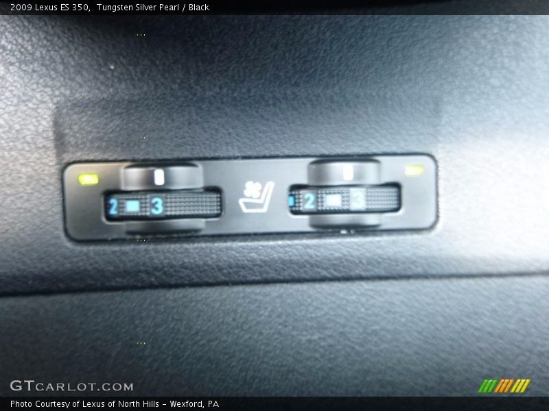 Tungsten Silver Pearl / Black 2009 Lexus ES 350