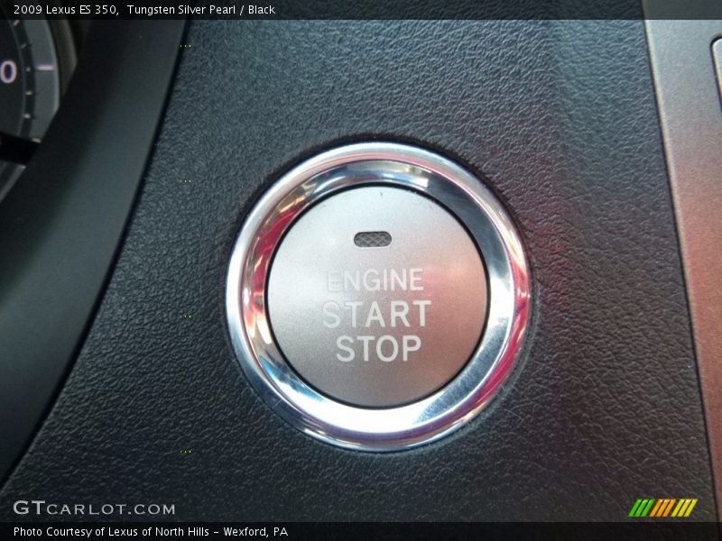 Tungsten Silver Pearl / Black 2009 Lexus ES 350