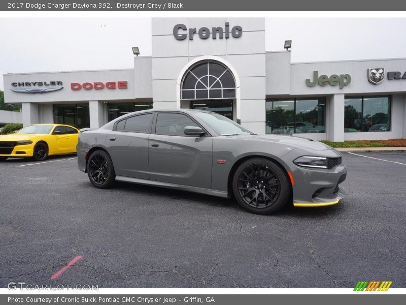 Destroyer Grey / Black 2017 Dodge Charger Daytona 392