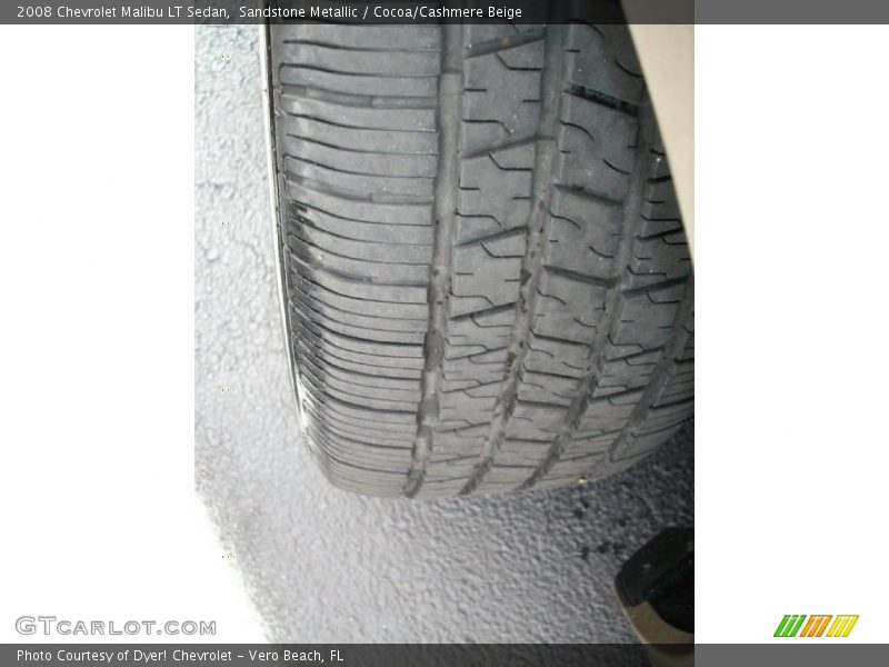 Sandstone Metallic / Cocoa/Cashmere Beige 2008 Chevrolet Malibu LT Sedan