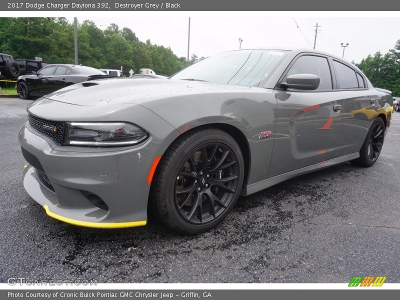 Destroyer Grey / Black 2017 Dodge Charger Daytona 392