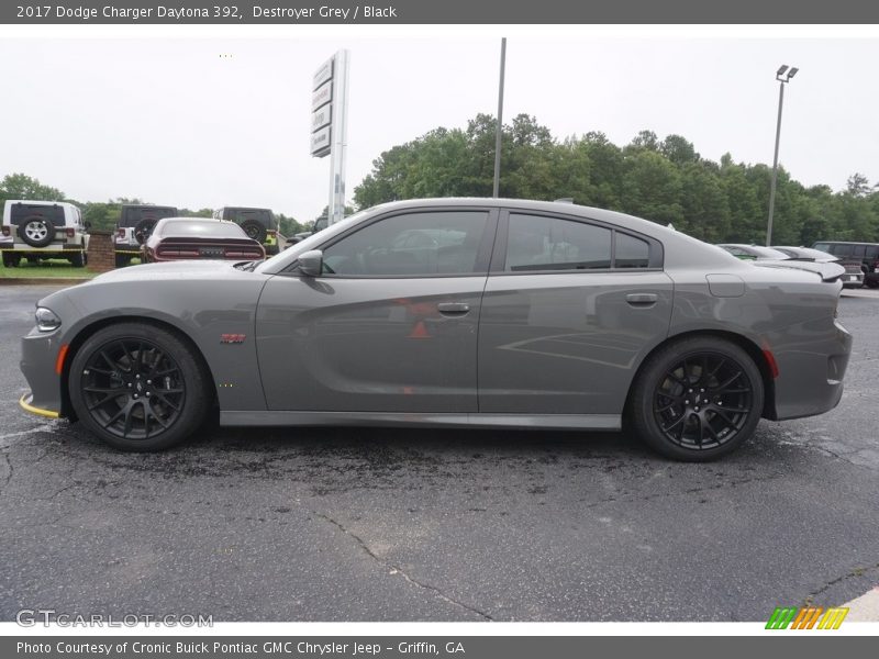 Destroyer Grey / Black 2017 Dodge Charger Daytona 392