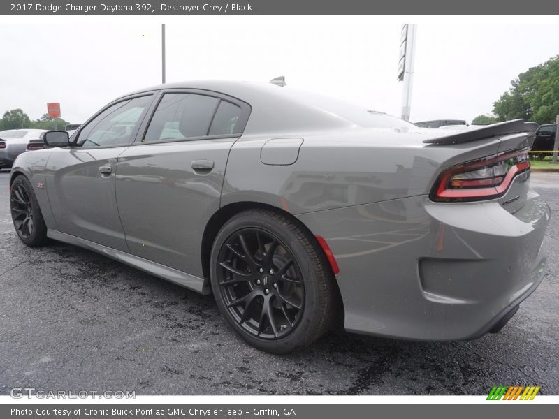 Destroyer Grey / Black 2017 Dodge Charger Daytona 392