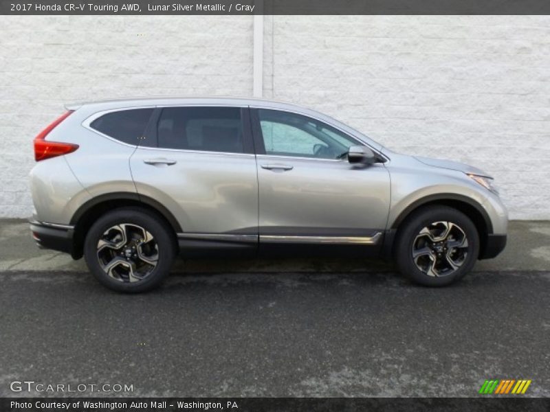 Lunar Silver Metallic / Gray 2017 Honda CR-V Touring AWD