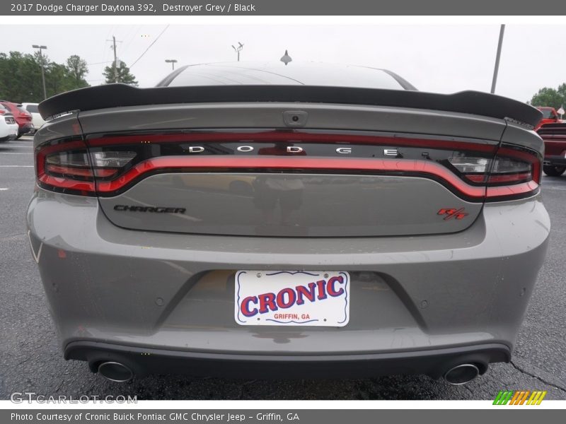 Destroyer Grey / Black 2017 Dodge Charger Daytona 392