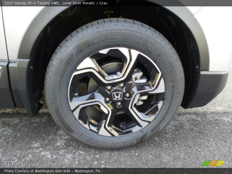 Lunar Silver Metallic / Gray 2017 Honda CR-V Touring AWD