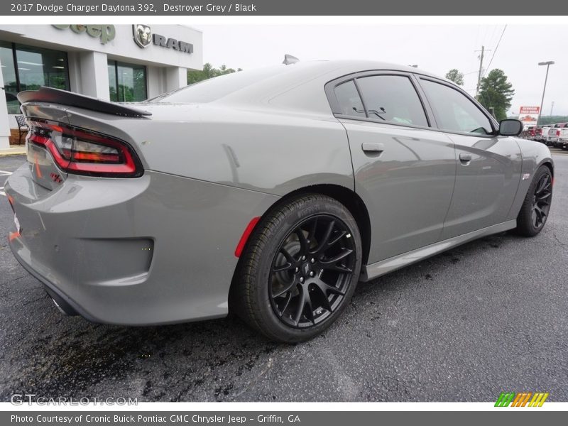 Destroyer Grey / Black 2017 Dodge Charger Daytona 392