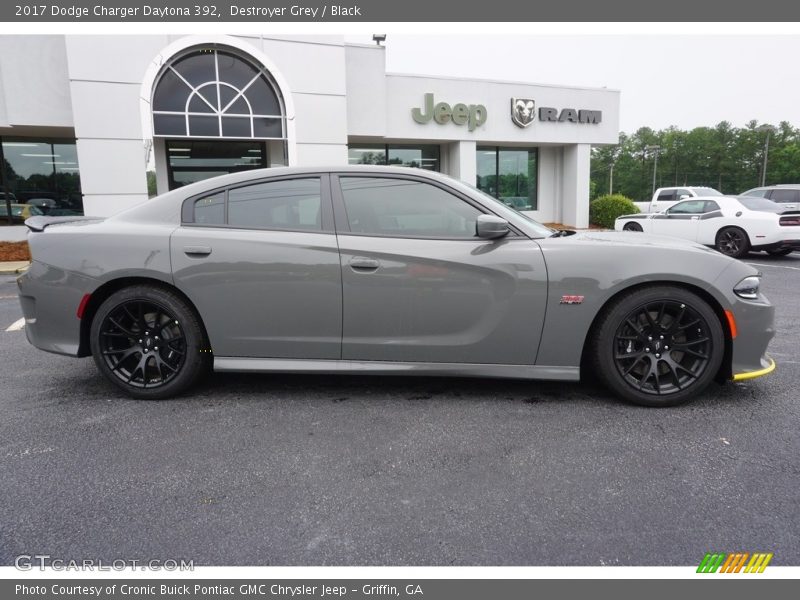 Destroyer Grey / Black 2017 Dodge Charger Daytona 392