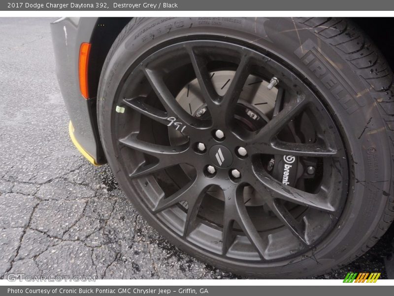 Destroyer Grey / Black 2017 Dodge Charger Daytona 392