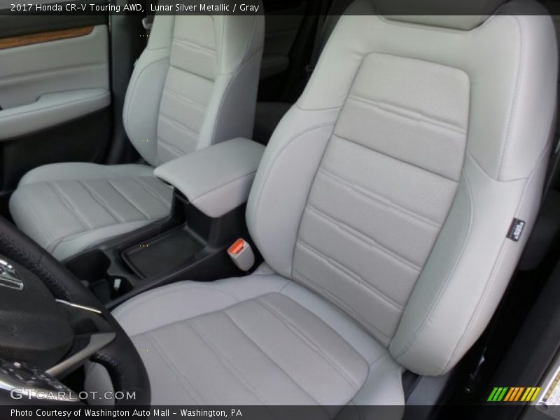 Lunar Silver Metallic / Gray 2017 Honda CR-V Touring AWD