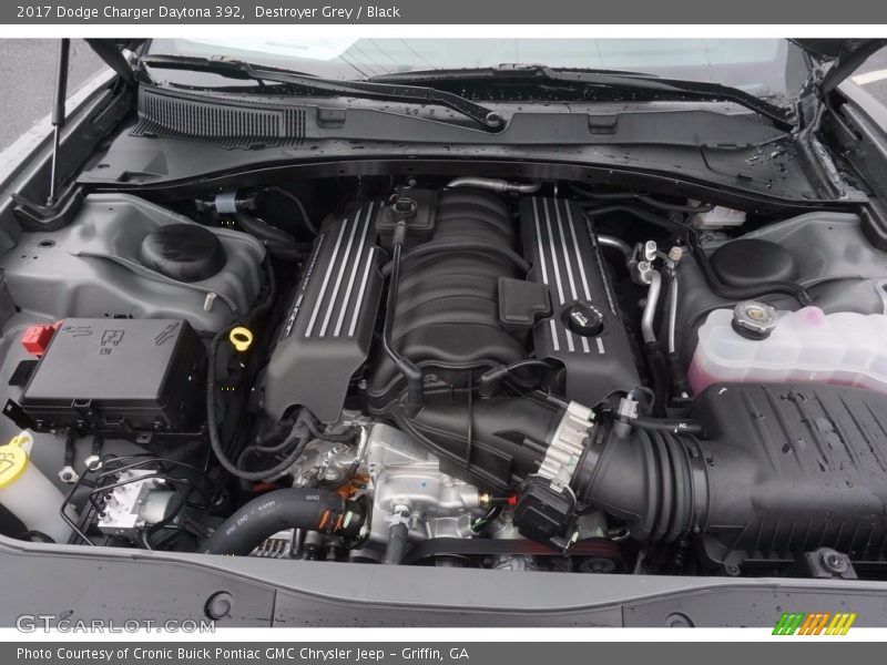 Destroyer Grey / Black 2017 Dodge Charger Daytona 392