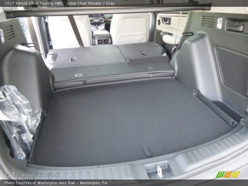 Lunar Silver Metallic / Gray 2017 Honda CR-V Touring AWD