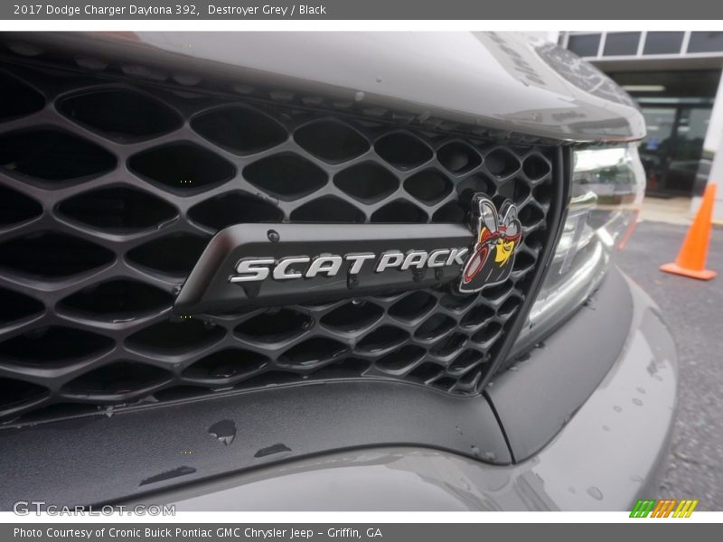 Destroyer Grey / Black 2017 Dodge Charger Daytona 392