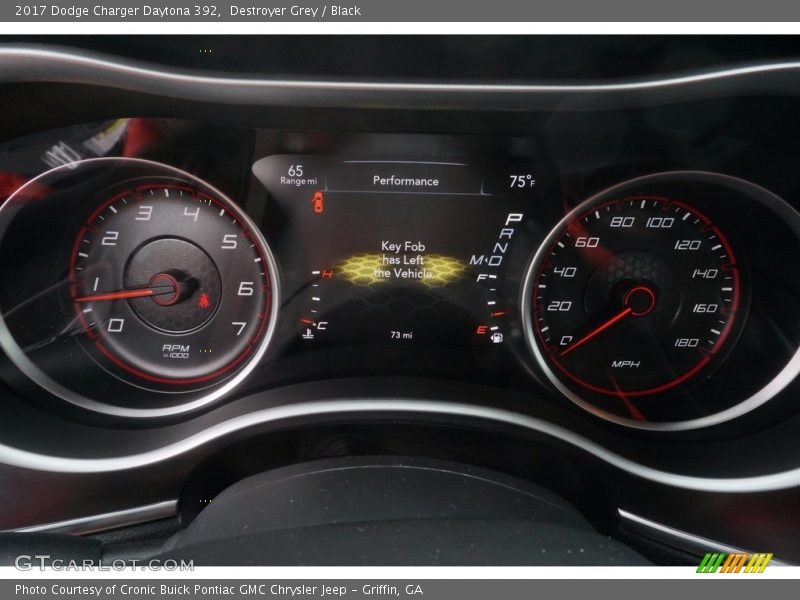 Destroyer Grey / Black 2017 Dodge Charger Daytona 392