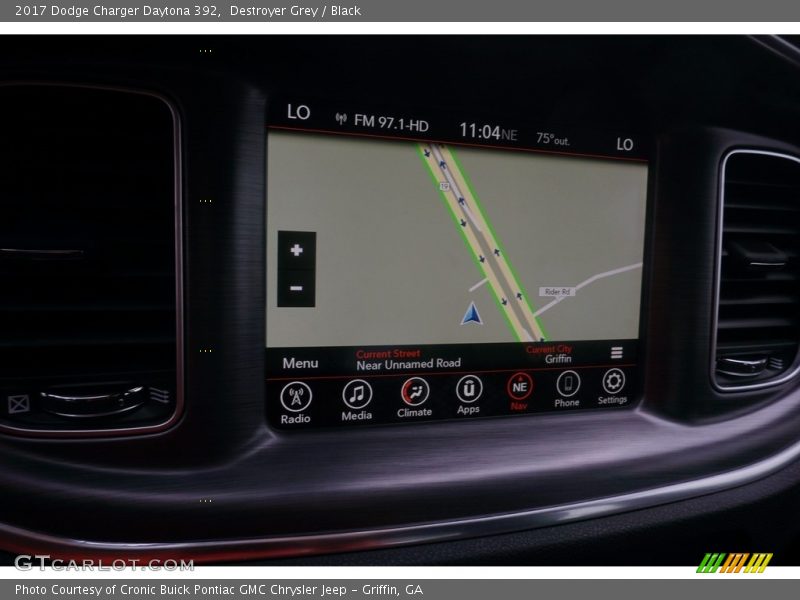 Destroyer Grey / Black 2017 Dodge Charger Daytona 392