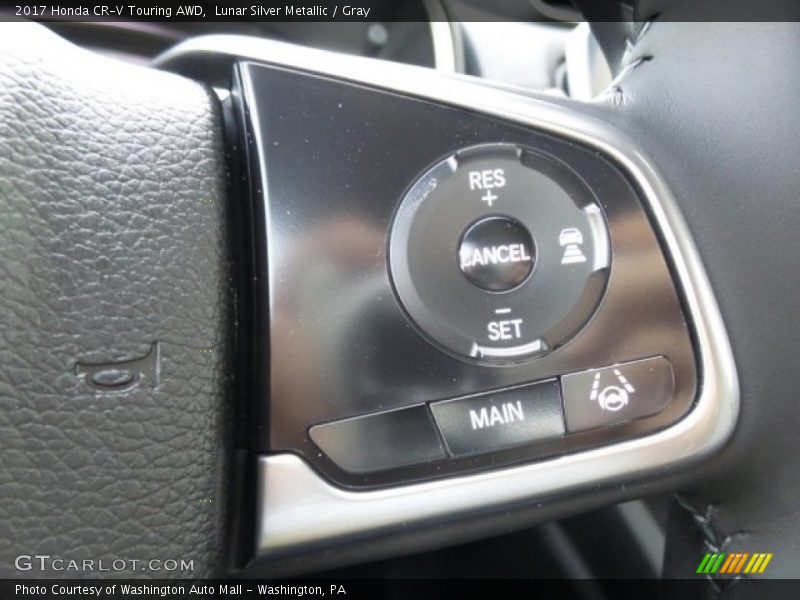 Lunar Silver Metallic / Gray 2017 Honda CR-V Touring AWD