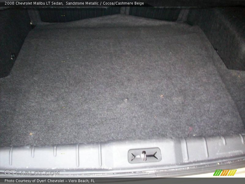 Sandstone Metallic / Cocoa/Cashmere Beige 2008 Chevrolet Malibu LT Sedan