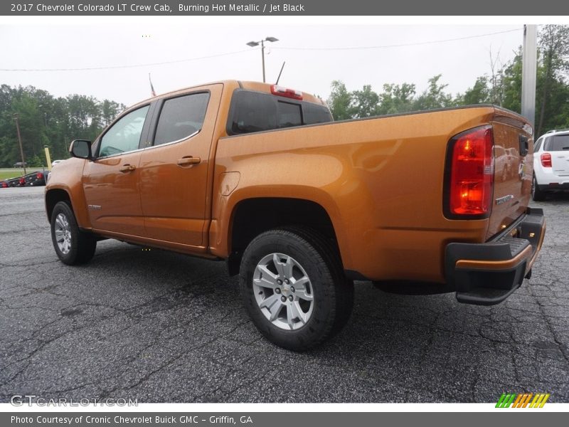 Burning Hot Metallic / Jet Black 2017 Chevrolet Colorado LT Crew Cab