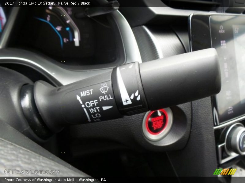 Rallye Red / Black 2017 Honda Civic EX Sedan