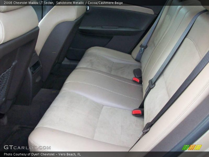 Sandstone Metallic / Cocoa/Cashmere Beige 2008 Chevrolet Malibu LT Sedan