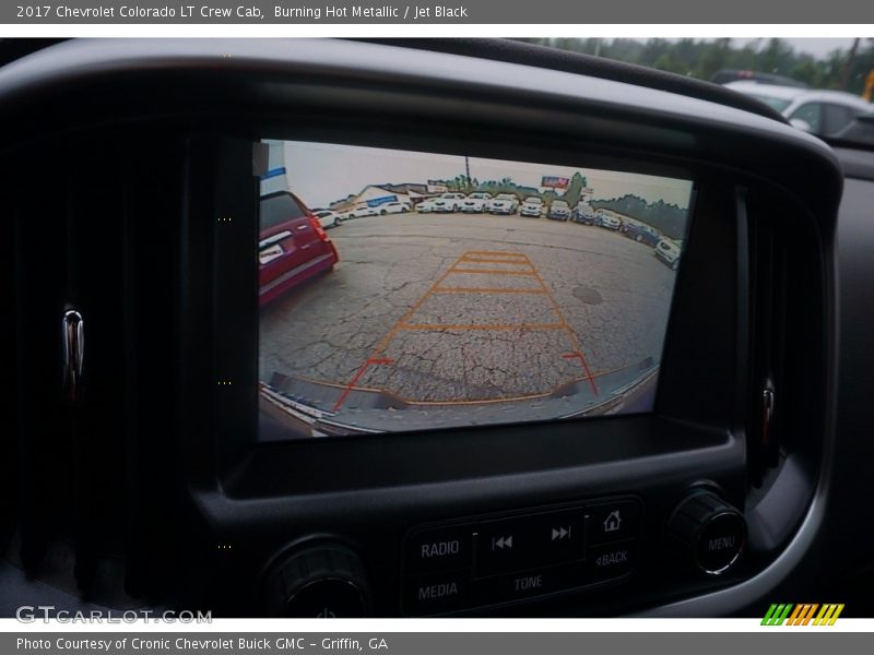 Burning Hot Metallic / Jet Black 2017 Chevrolet Colorado LT Crew Cab