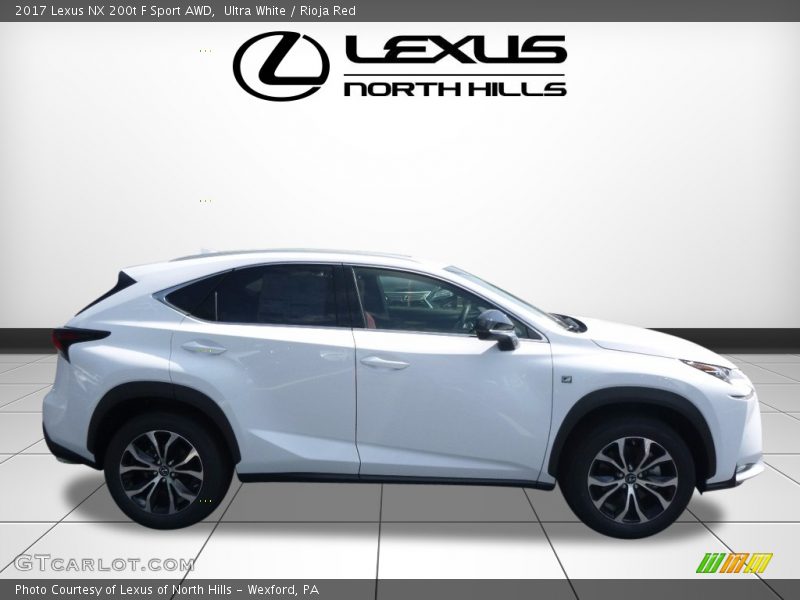 Ultra White / Rioja Red 2017 Lexus NX 200t F Sport AWD