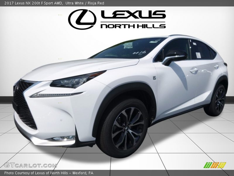 Ultra White / Rioja Red 2017 Lexus NX 200t F Sport AWD