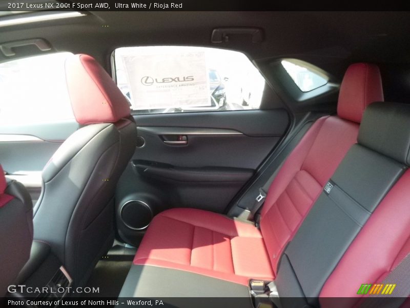 Ultra White / Rioja Red 2017 Lexus NX 200t F Sport AWD