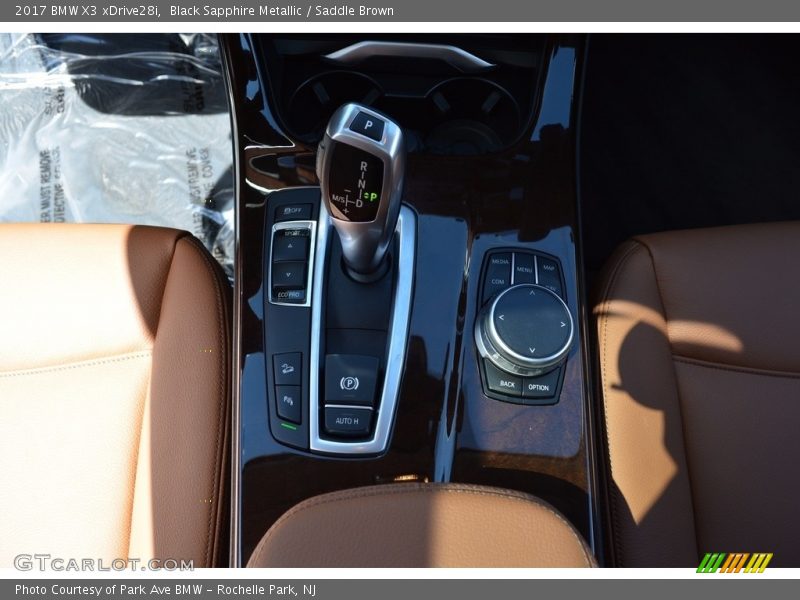 Black Sapphire Metallic / Saddle Brown 2017 BMW X3 xDrive28i