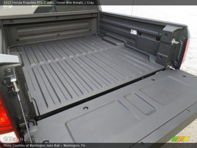 Forest Mist Metallic / Gray 2017 Honda Ridgeline RTL-T AWD