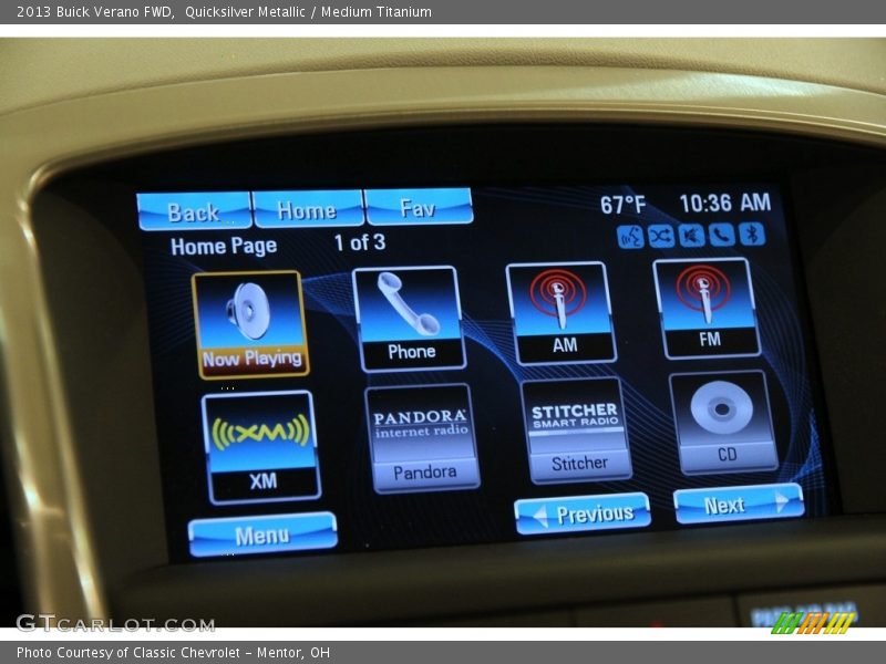 Quicksilver Metallic / Medium Titanium 2013 Buick Verano FWD