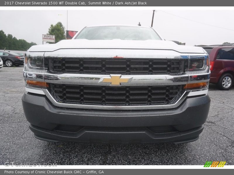 Summit White / Dark Ash/Jet Black 2017 Chevrolet Silverado 1500 WT Double Cab