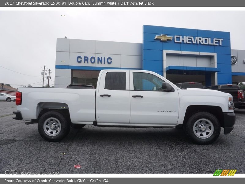 Summit White / Dark Ash/Jet Black 2017 Chevrolet Silverado 1500 WT Double Cab