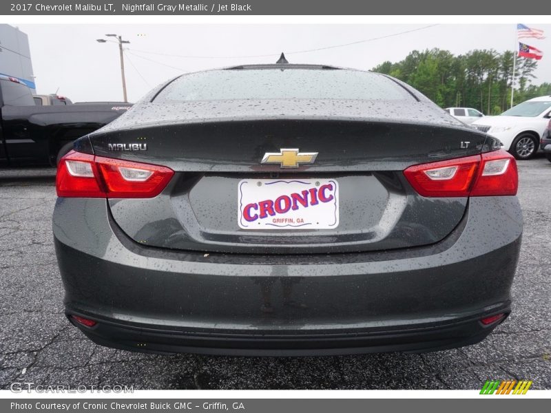 Nightfall Gray Metallic / Jet Black 2017 Chevrolet Malibu LT