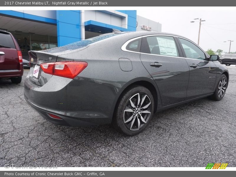 Nightfall Gray Metallic / Jet Black 2017 Chevrolet Malibu LT