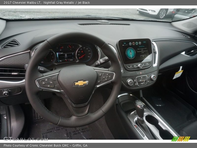 Nightfall Gray Metallic / Jet Black 2017 Chevrolet Malibu LT