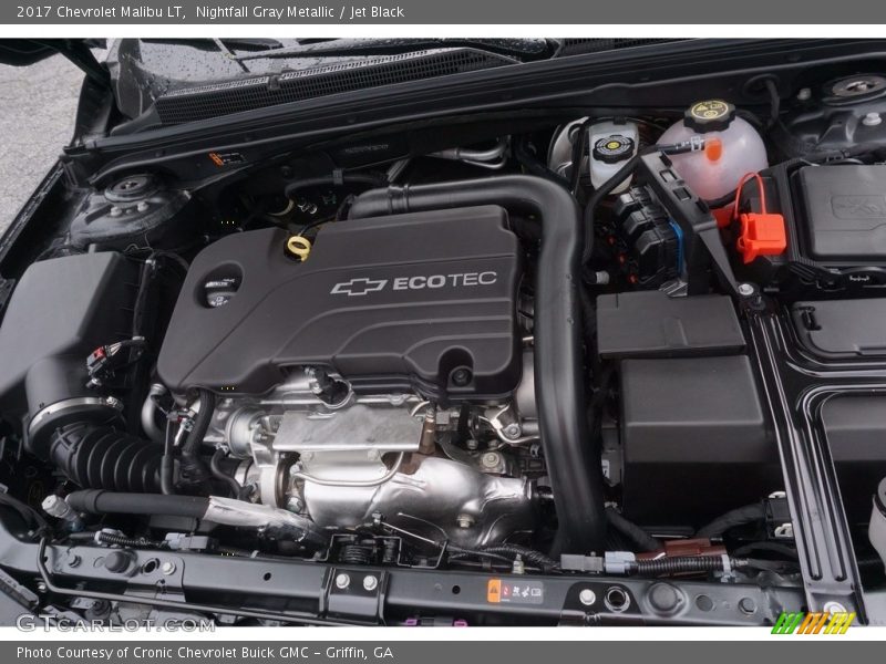 Nightfall Gray Metallic / Jet Black 2017 Chevrolet Malibu LT