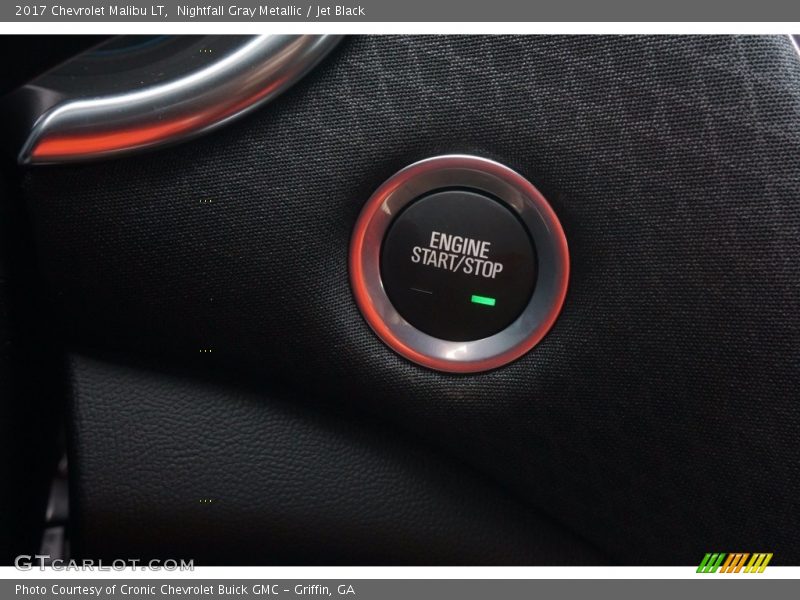 Nightfall Gray Metallic / Jet Black 2017 Chevrolet Malibu LT