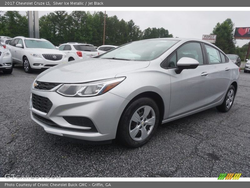Silver Ice Metallic / Jet Black 2017 Chevrolet Cruze LS