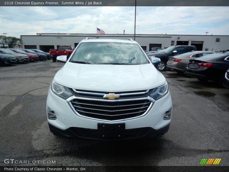 Summit White / Jet Black 2018 Chevrolet Equinox Premier