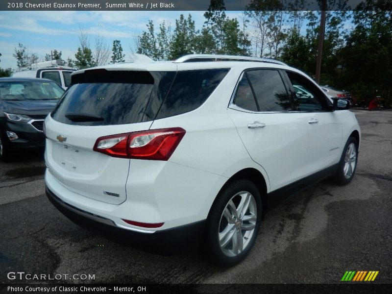 Summit White / Jet Black 2018 Chevrolet Equinox Premier
