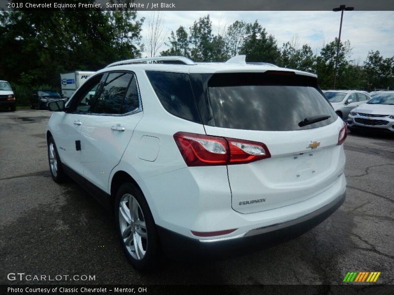 Summit White / Jet Black 2018 Chevrolet Equinox Premier