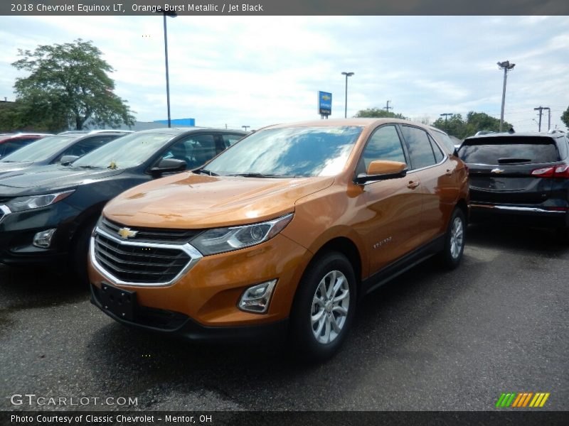 Orange Burst Metallic / Jet Black 2018 Chevrolet Equinox LT