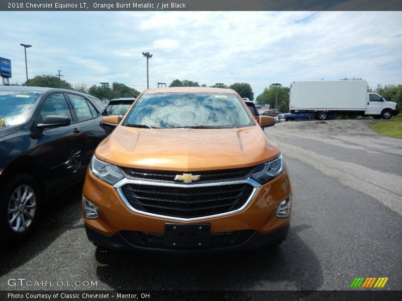 Orange Burst Metallic / Jet Black 2018 Chevrolet Equinox LT