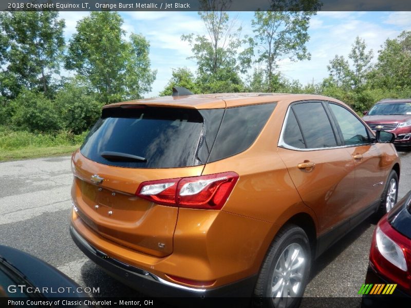Orange Burst Metallic / Jet Black 2018 Chevrolet Equinox LT