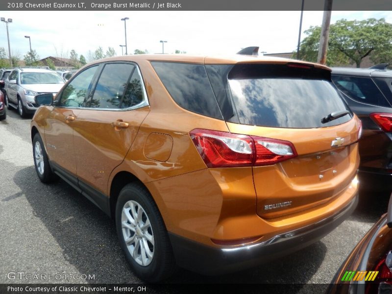 Orange Burst Metallic / Jet Black 2018 Chevrolet Equinox LT